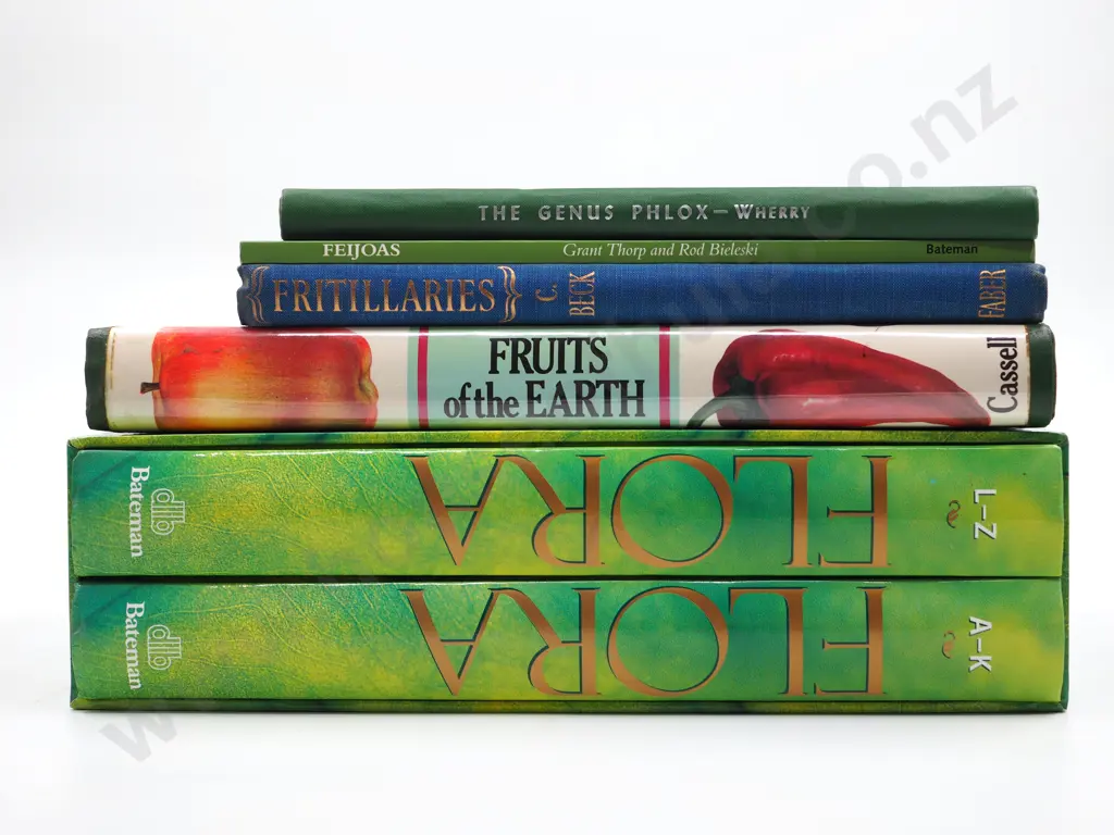 Lot of Five Assorted Garden-Related Books with "F" in the Title Image 1++