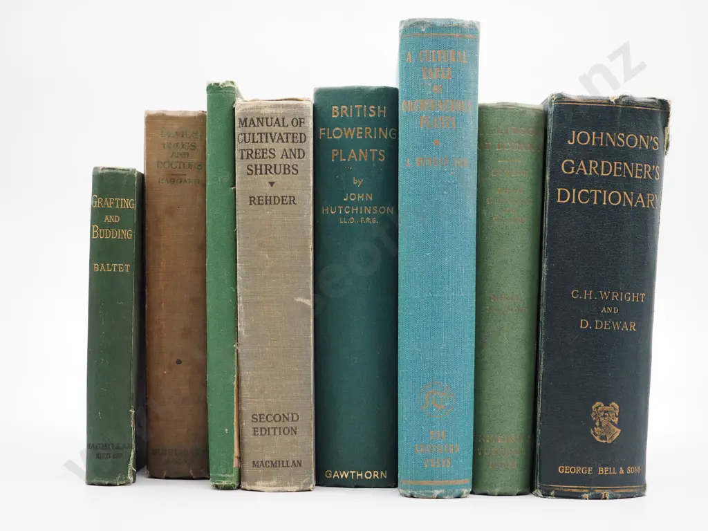 Lot of 8 Vintage/Antique Books, some relating to Gardening Image 1++
