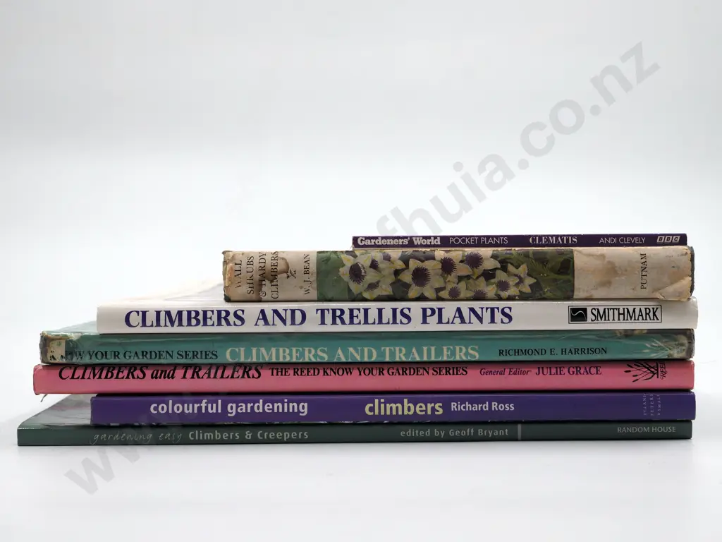 Lot of 7 Books Related to Climbing Plants Image 1++