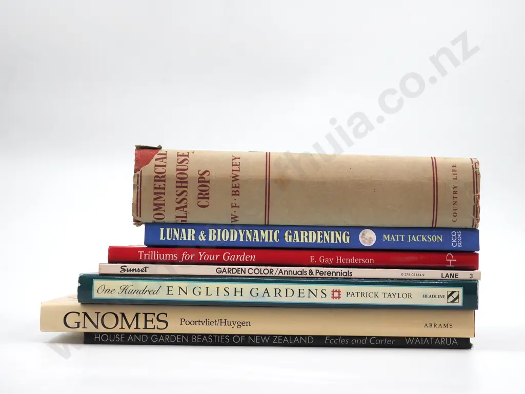 Lot of Seven Plant-Related Books with G in the Title Image 1++