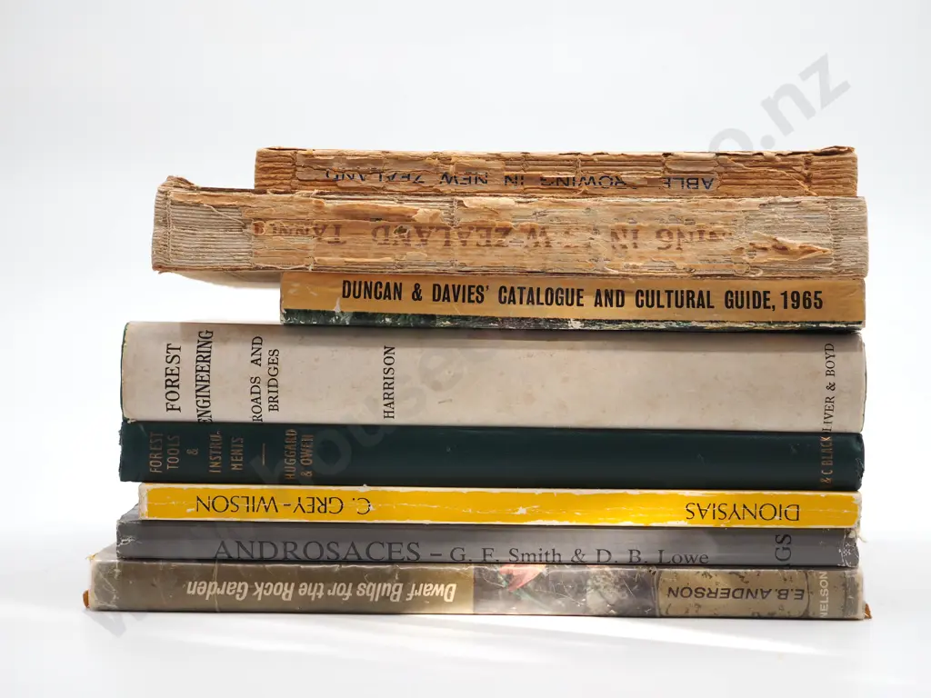 Lot of Eight Plant and Forest-related Books Image 1++