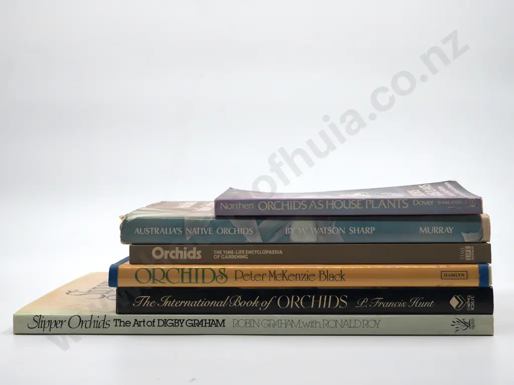 Lot of Six Books on Orchids Image 1++