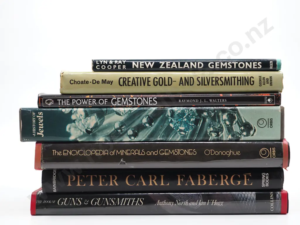 Lot of Seven Books on Gemstones, Craft and Smithing Image 1++