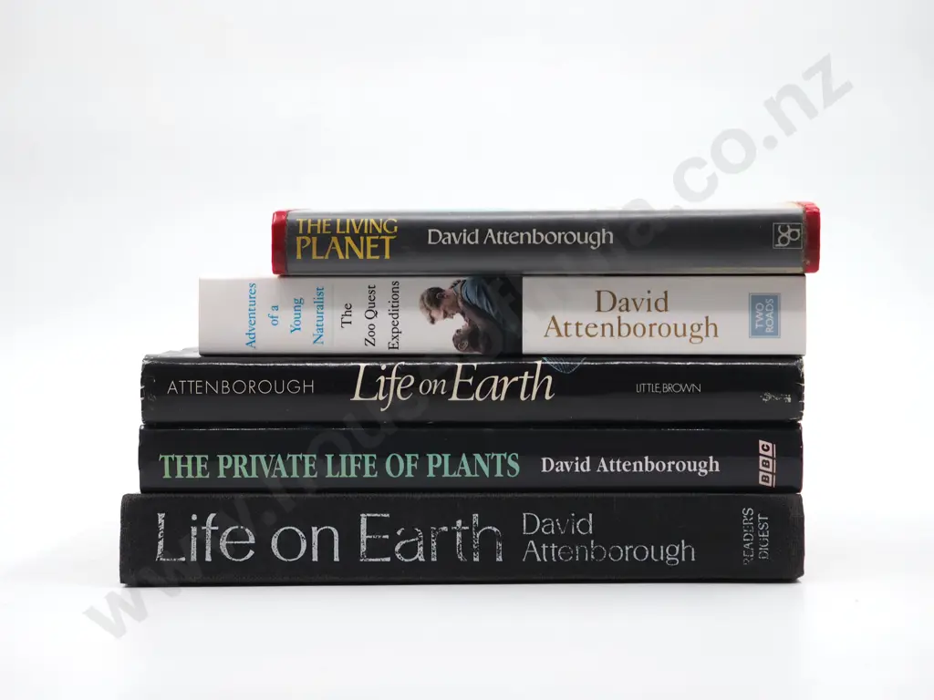 Lot of Five Books by Sir David Attenborough Image 1++