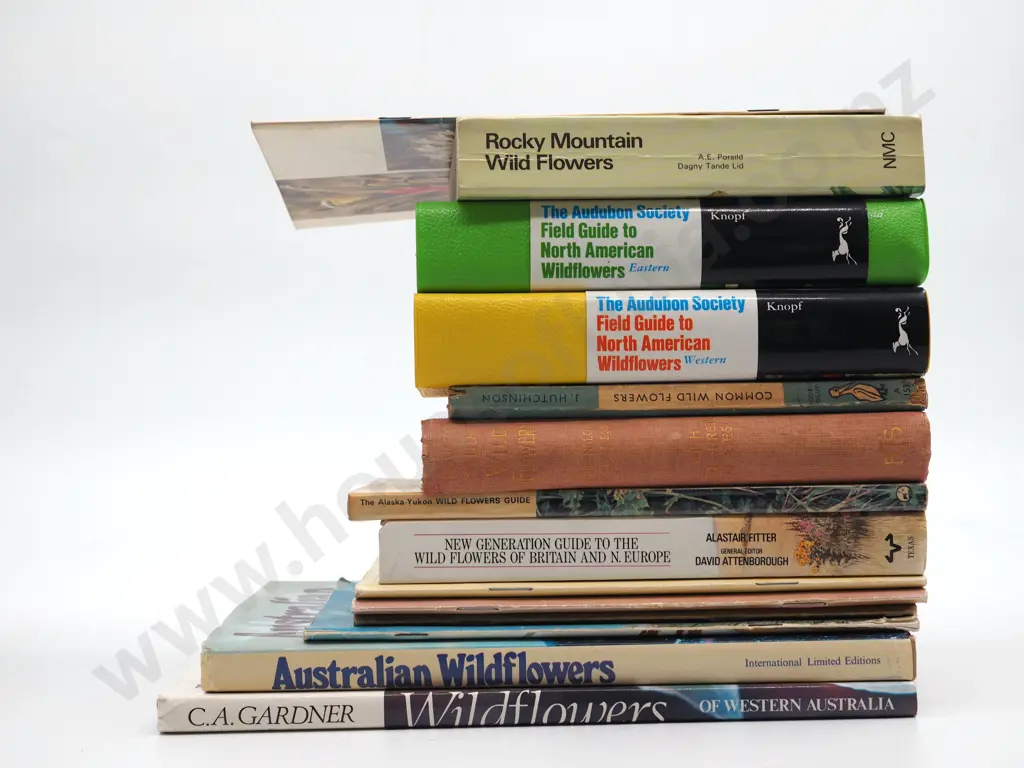 Large Lot of Books on Wildflowers, including Australian and North American Wildflowers Image 1++