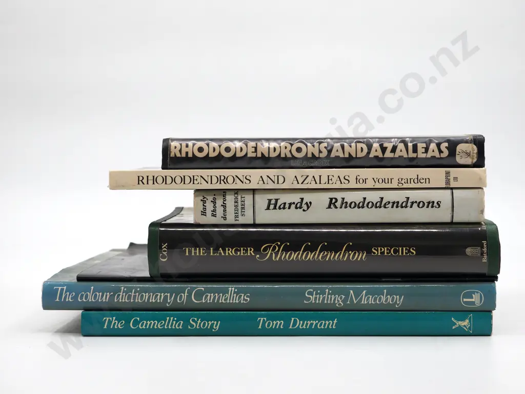 Lot of Seven Books on Rhododendrons and Camellias Image 1++