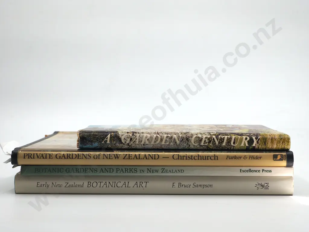 Lot of Four Books on New Zealand Gardens Image 1++