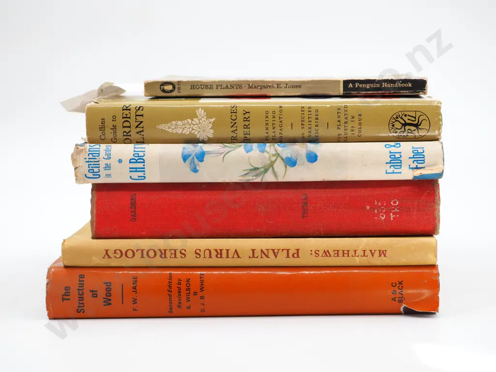 Lot of Six Vintage Books on Plants and Gardening Image 1++