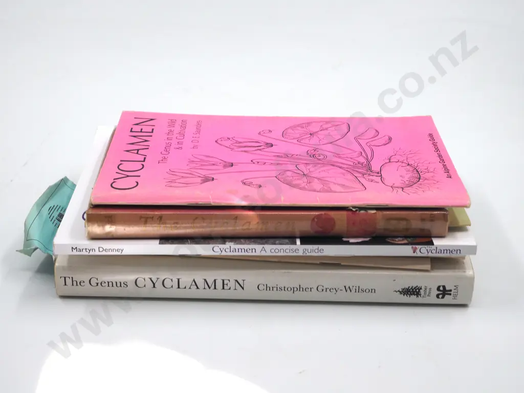 Lot of Four Books on Cyclamen Image 1++
