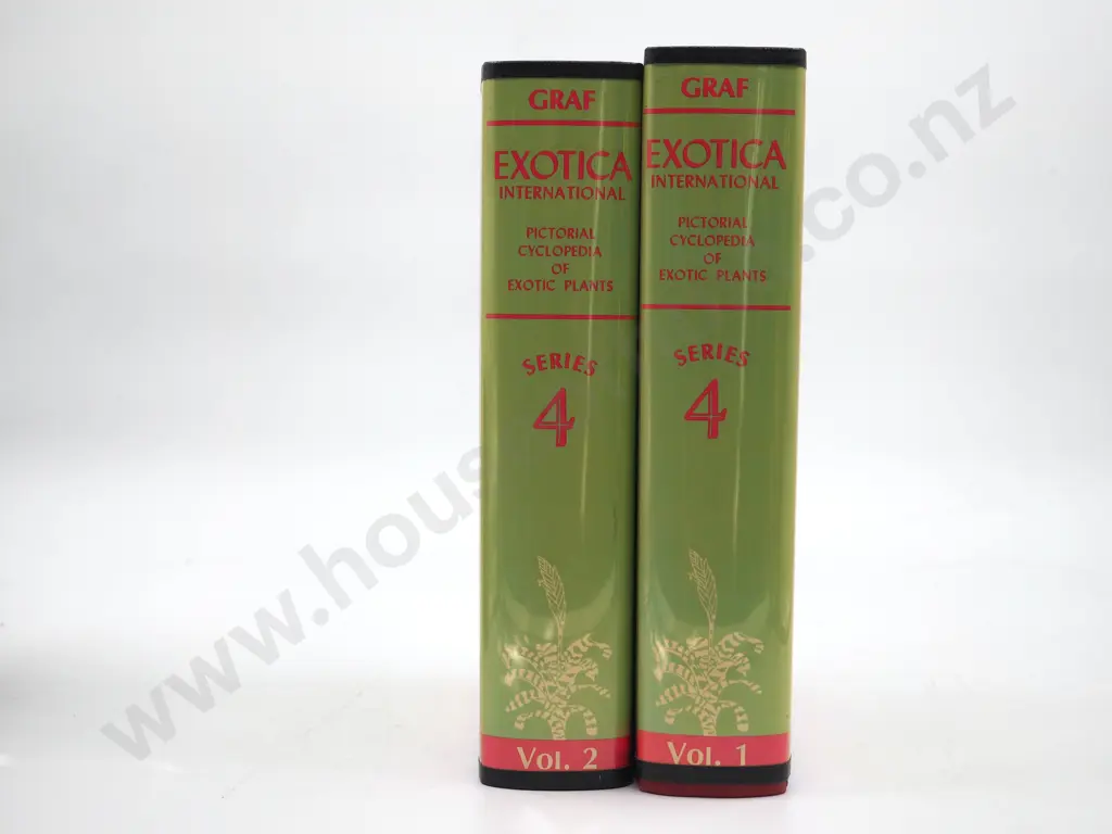 Exotica International, Pictorial Cyclopedia of Exotic Plants, Series 4, Two Volumes : A. B. Graff Image 1++