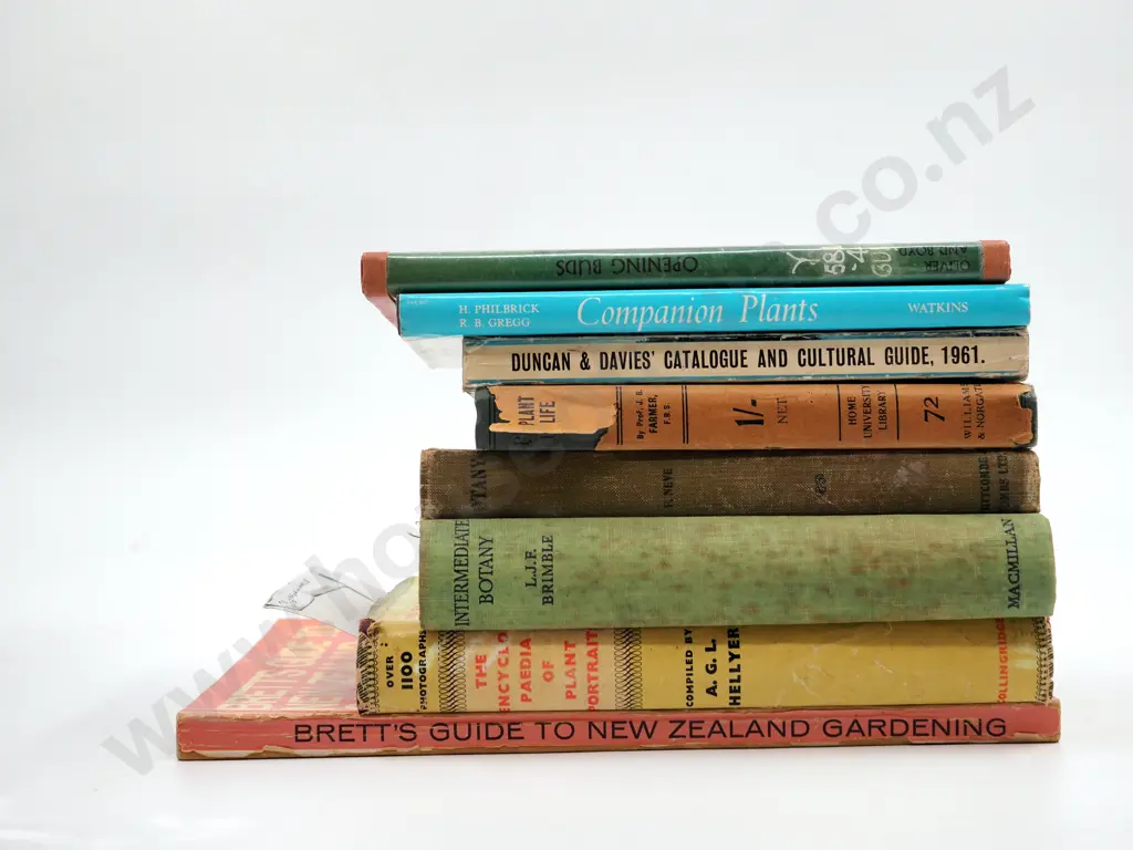 Lot of Eight Books on Gardening and Plants Image 1++