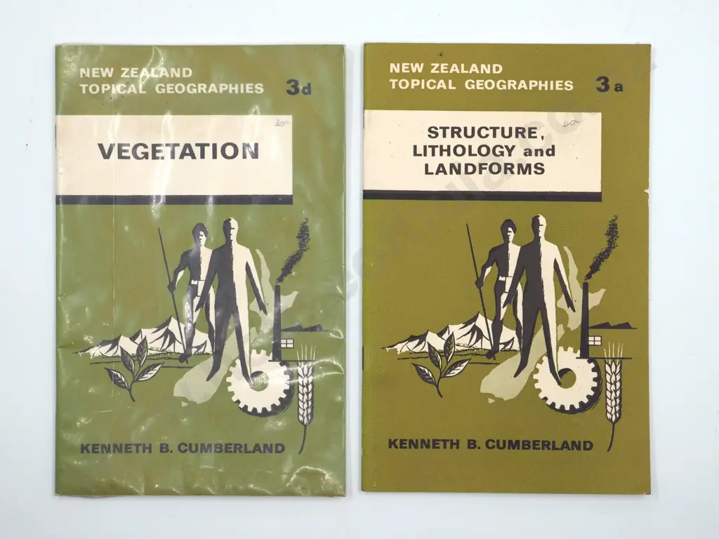New Zealand Topical Geographies;  Structure, Lithology and Landforms, and Vegetation : Kenneth B. Cumberland Image 1++