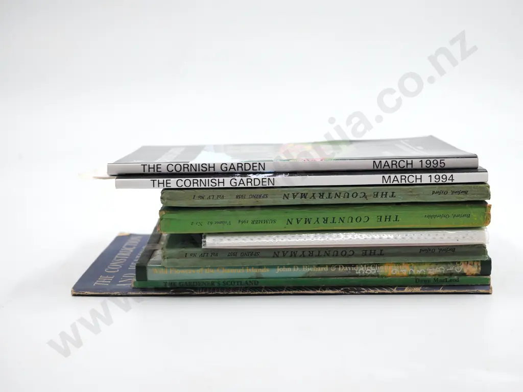 Lot of Nine Books related to British Gardening Image 1++