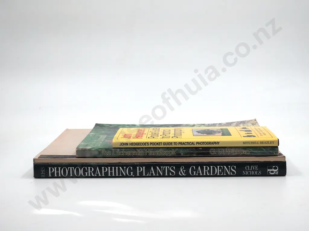 Lot of Two Books on Lachenalia and Two Books on Garden Photography Image 1++