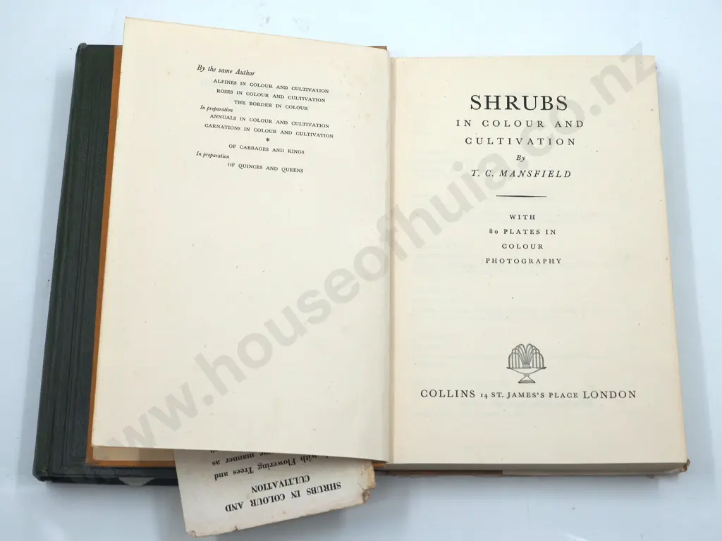 Lot of Two Books on Plants Image 1++