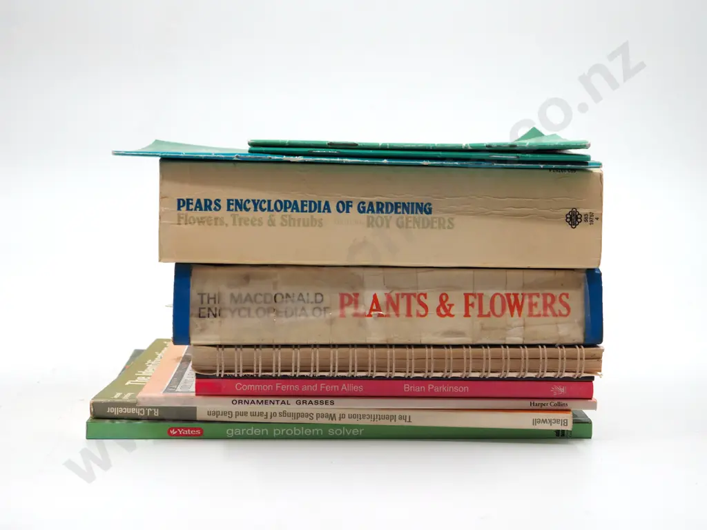 Assortment of Garden Books and Almanacs Image 1++