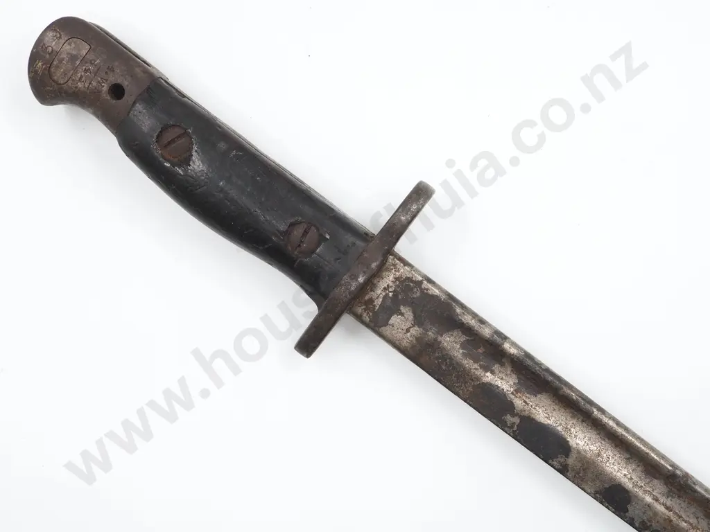 1907 Pattern Bayonet: NZ Stamped 4th Wellingtons - No Scabbard Image 1++