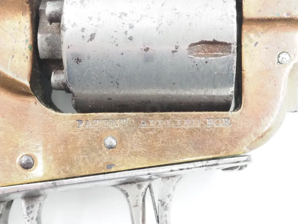 Rare E Whitney Double Trigger Bronze Frame Revolver .31 Calibre Image 1++