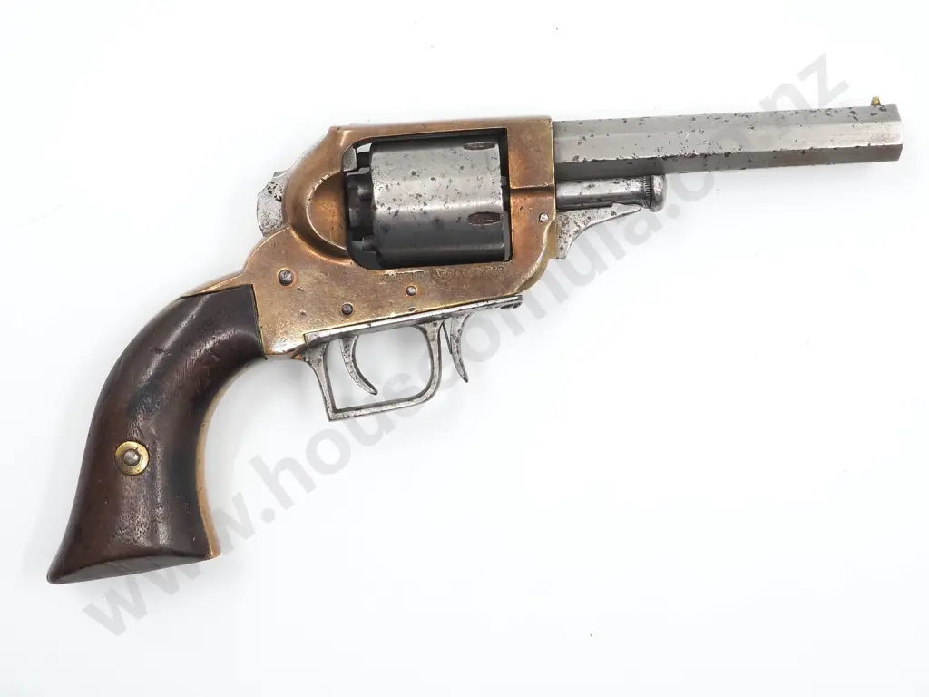 Rare E Whitney Double Trigger Bronze Frame Revolver .31 Calibre Image 1++