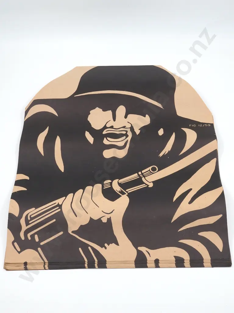 Rare Lot of 20 New Zealand Military 1970/80s Unused Targets Image 1++