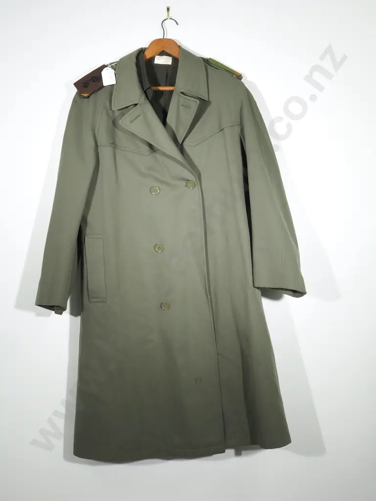 Officers Raincoat 1972 Dated  & 2nd Lieutenant Bush Tunic Image 1++