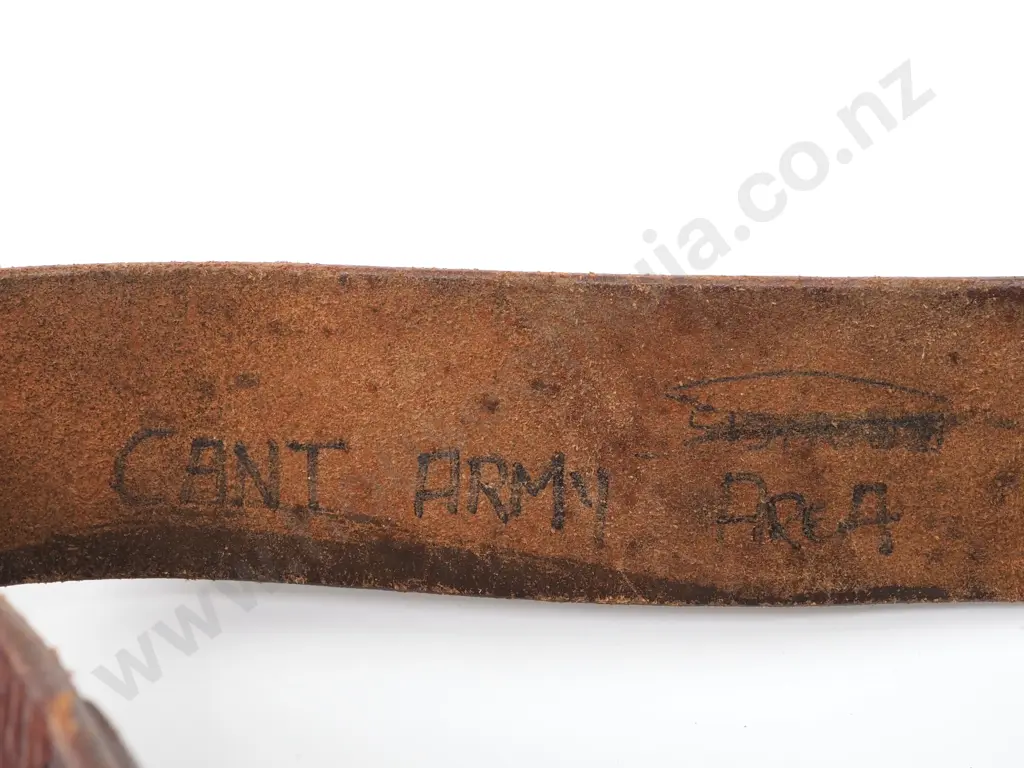Two NZE Corps Belts & 1980s NZ Sam Brown  Image 1++