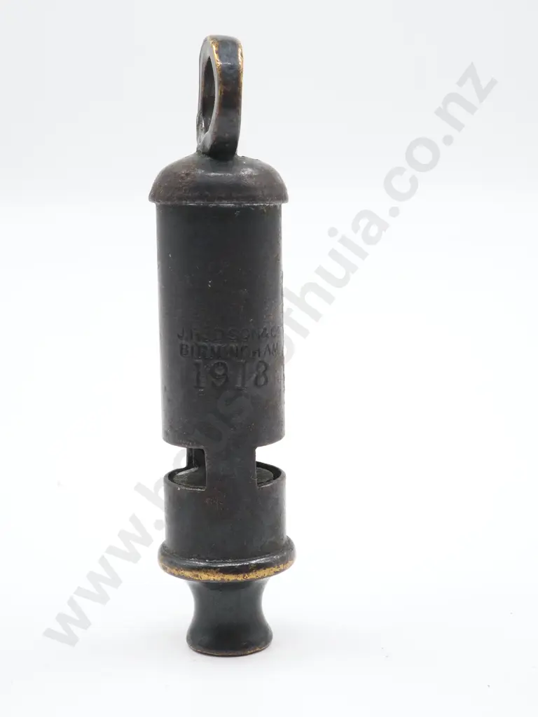 WW1 1918 Dated Military Trench Whistle Image 1++