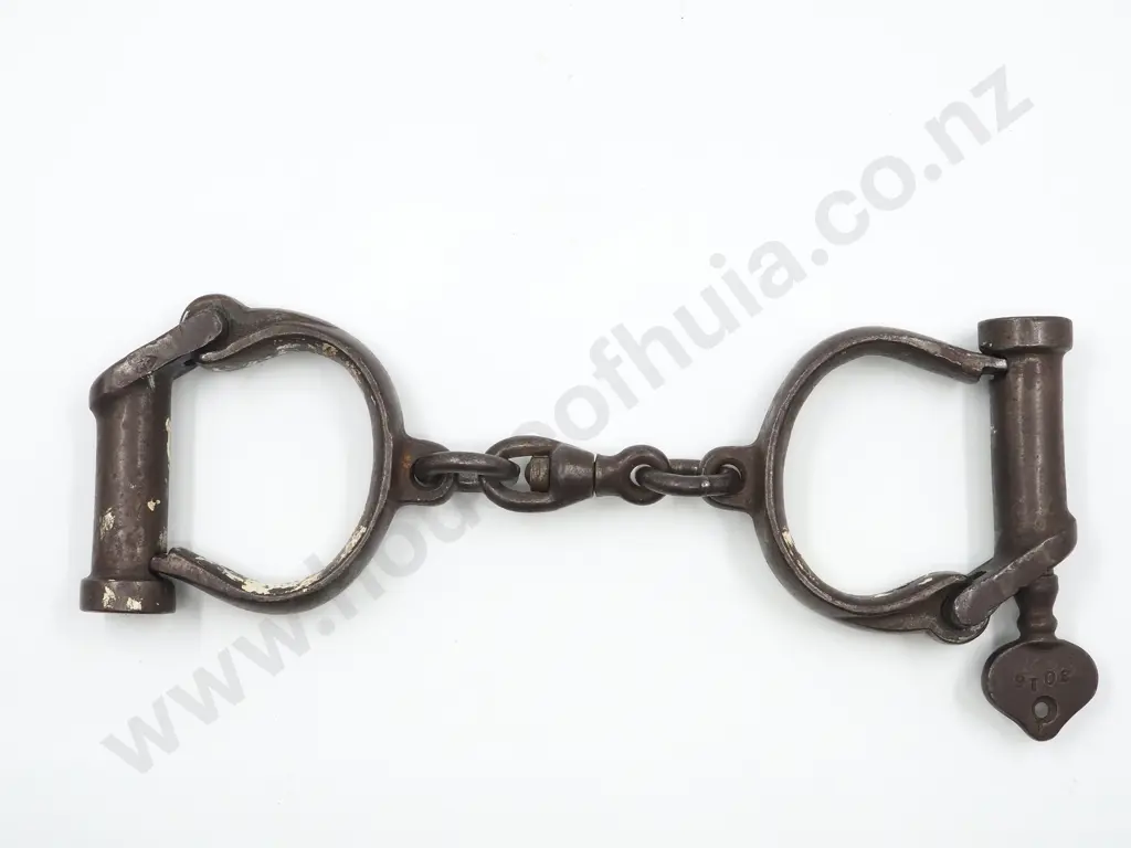 1941 Dated Manacles w key (not working)  Image 1++