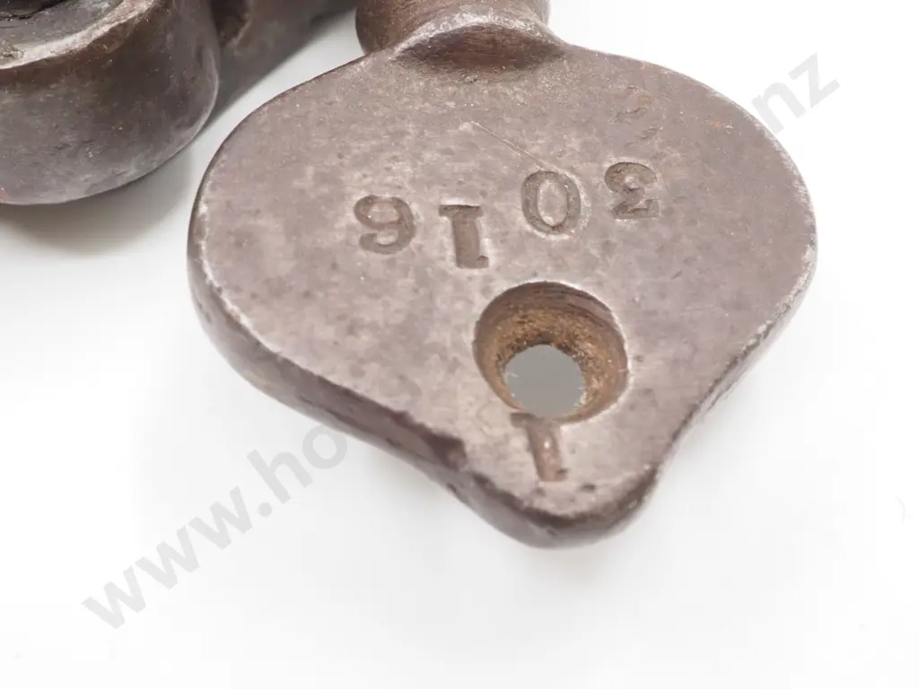 1941 Dated Manacles w key (not working)  Image 1++