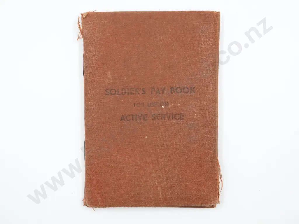 NZ Korean War Paybook & Assorted Documents incl Certificate of Service (Kayforce)  Image 1++
