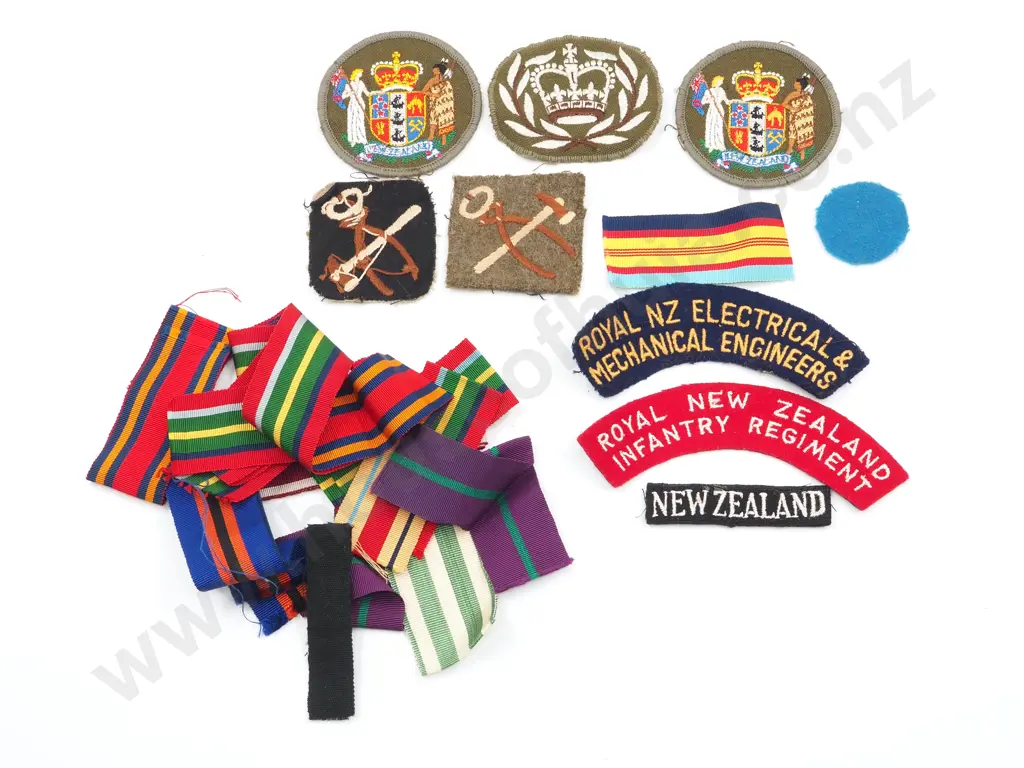 Assorted Lot of Cloth Patches & Medal Ribbons  Image 1++