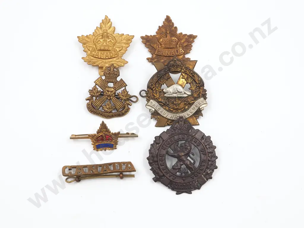 Assorted Lot of Canadian Badges & Pins Image 1++
