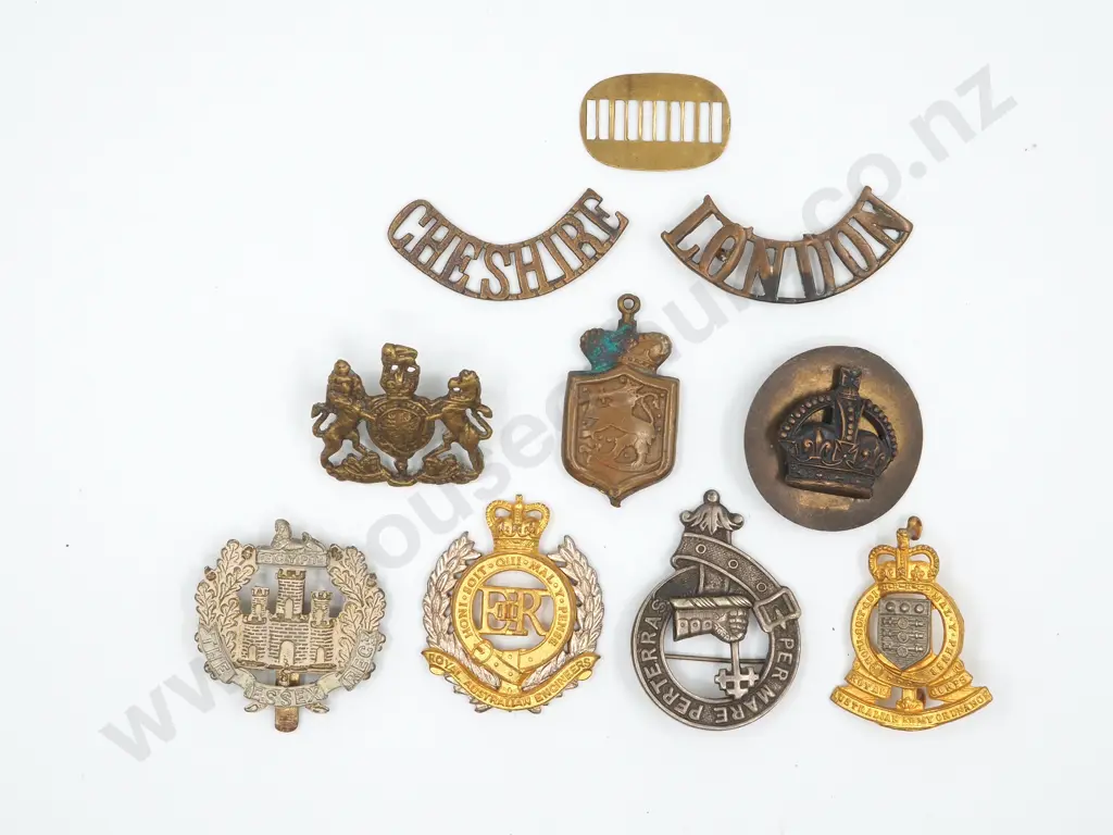 Assorted Lot of English Badges: Various Ages Image 1++
