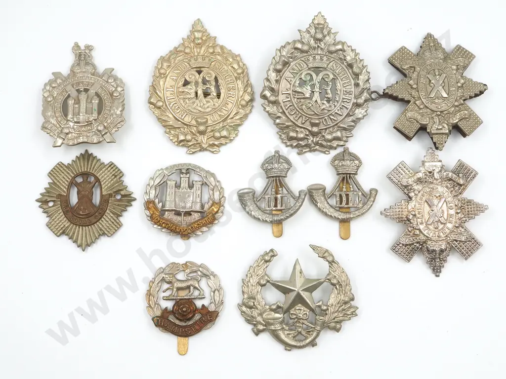 Large Lot of Scottish Cap Badges Image 1++