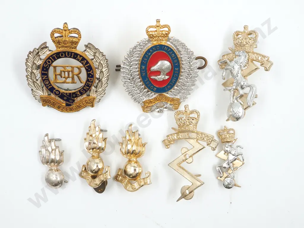 Collection of Modern New Zealand Cap & Collar Badges Image 1++