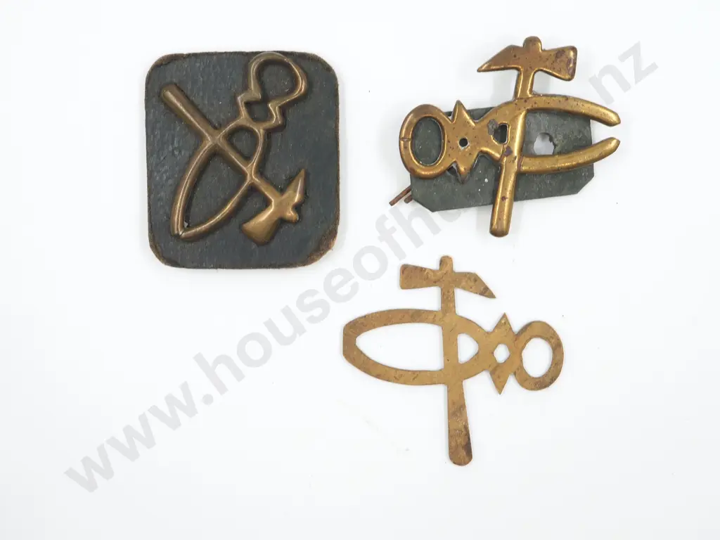 Three WWI/II Tradesmen's Qualifications Badges Image 1++