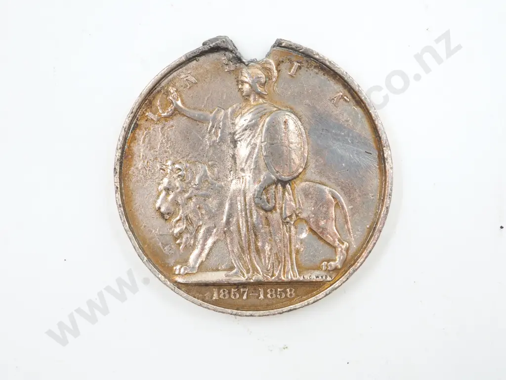 Indian Mutiny Medal to Lieut H S Jones 84th Regiment Image 1++