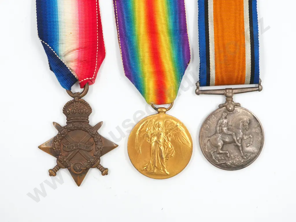 WW1 trio to J.1747 R.J. Gander A.B. R.N. Image 1++