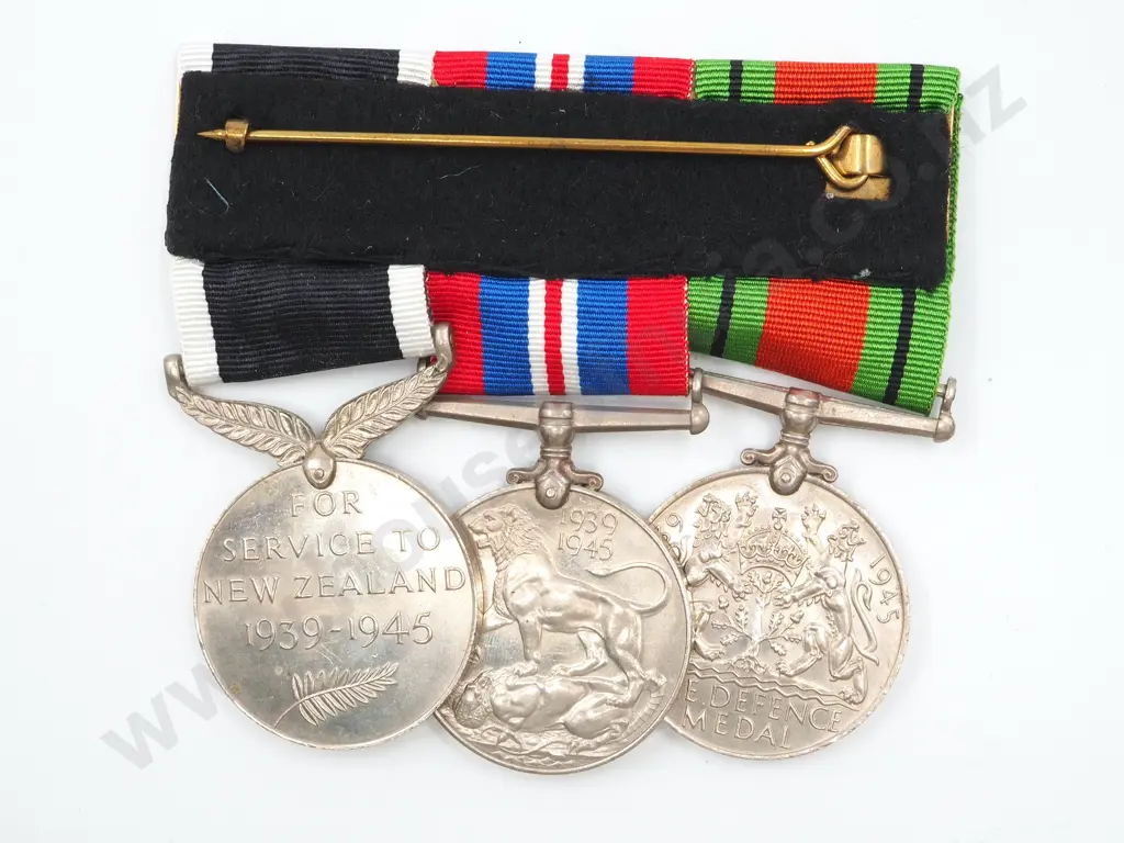 Imperial Service Order Naval Medal Group to George Albert Woolley WWI & WWII Medals Image 1++