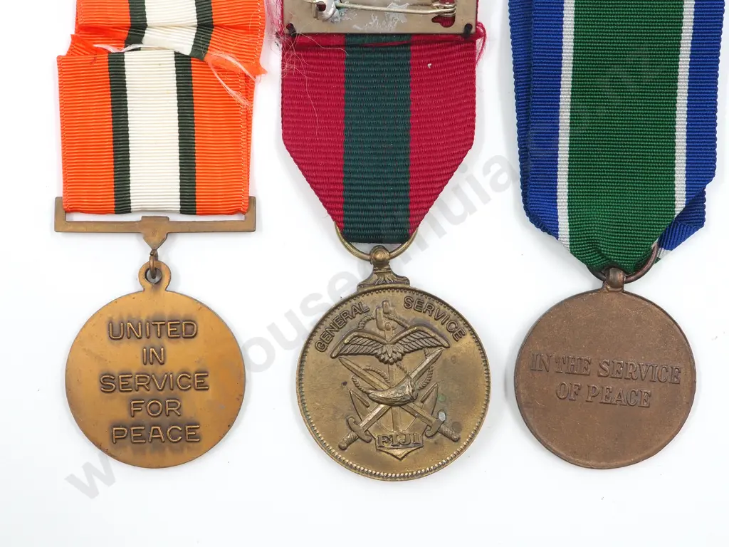 Named Group of Medals to a Fijian Officer  Image 1++