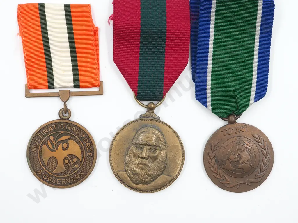 Named Group of Medals to a Fijian Officer  Image 1++