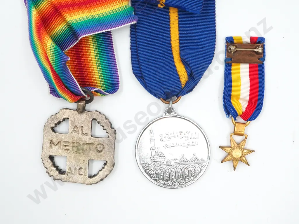 Two Foreign Medals & Miniature Medal Image 1++