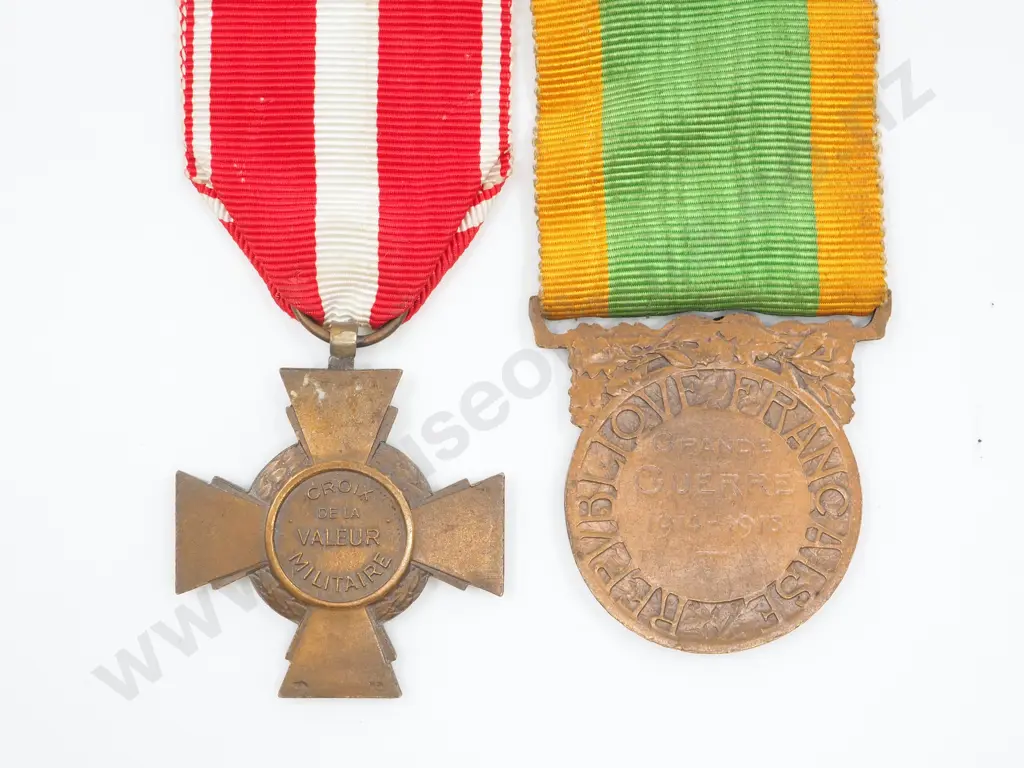 Two French War Medals Image 1++