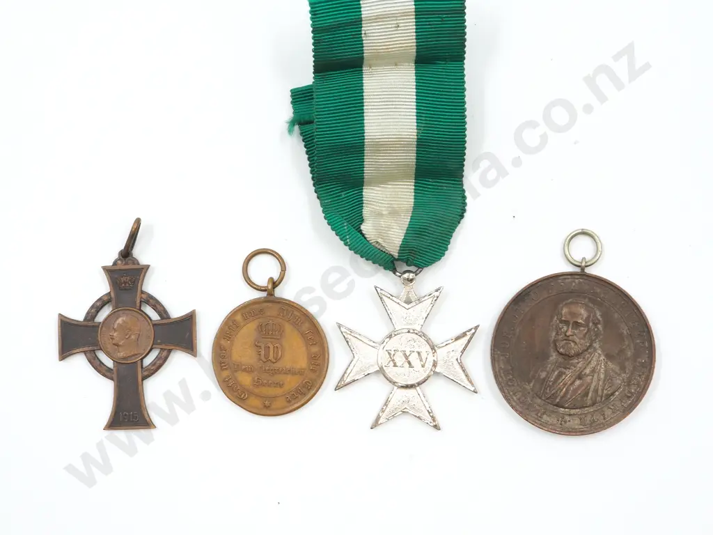 Lot of Four Foreign Medals Image 1++