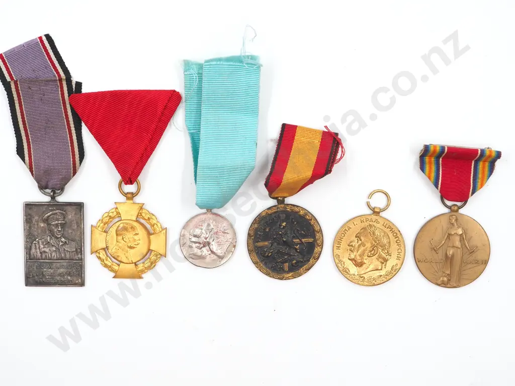 Lot of Six Foreign Medals  Image 1++