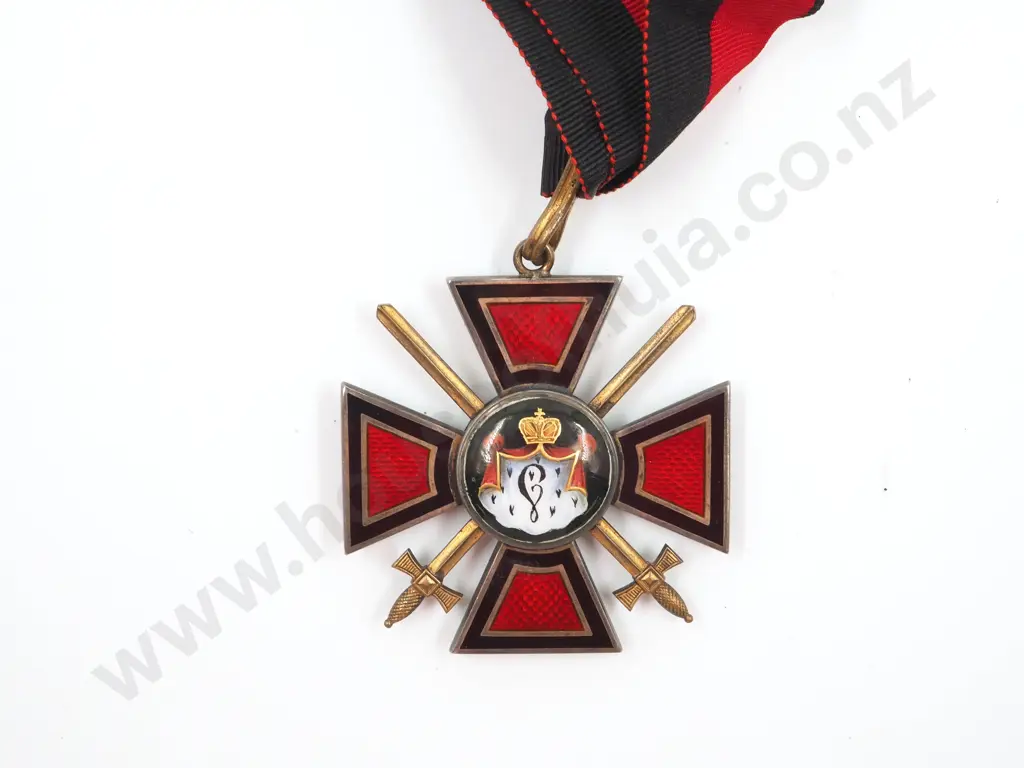 Imperial Russian Order of St Vladimir, 4th Class - Replica  Image 1++