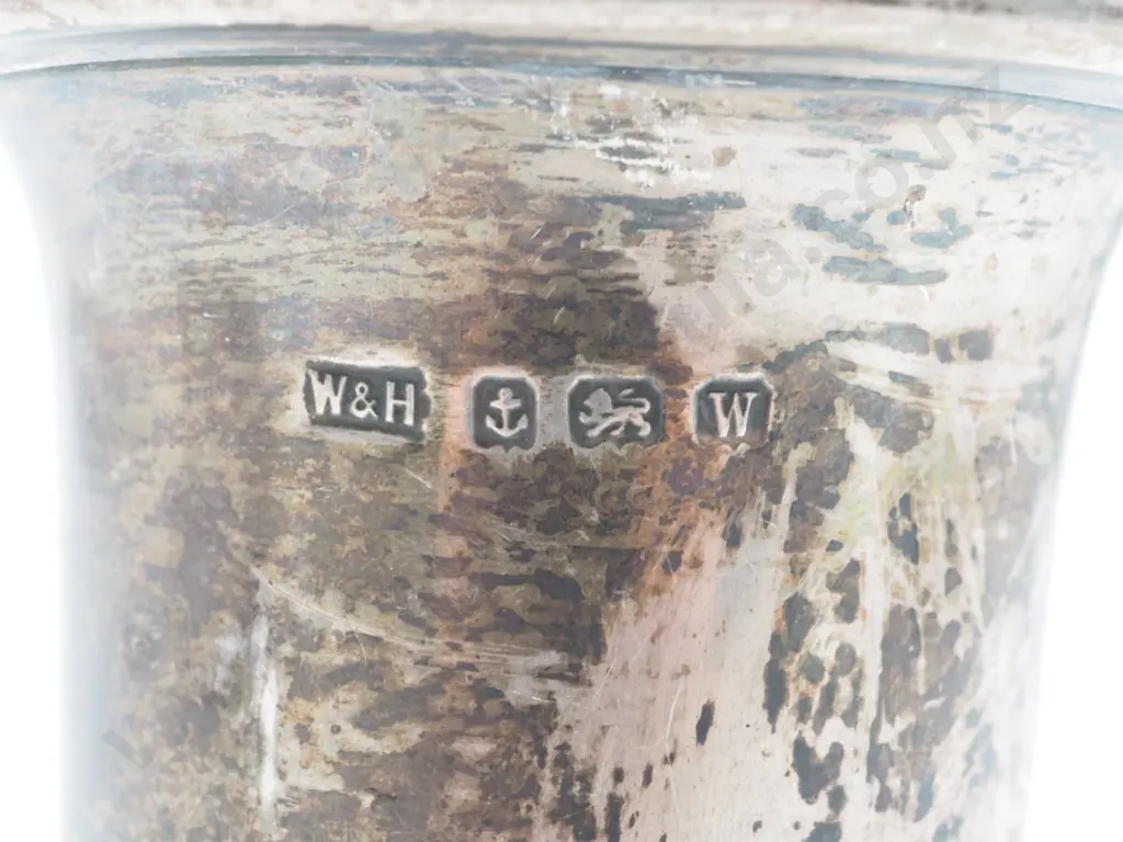 New Zealand Historical Sterling Silver Shooting Trophy: The Judson Cup Awarded to J C Yeo in 1923 Image 1++