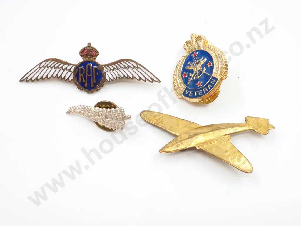 Assorted Lot of Badges Including RAF Sweetheart Badge Image 1++