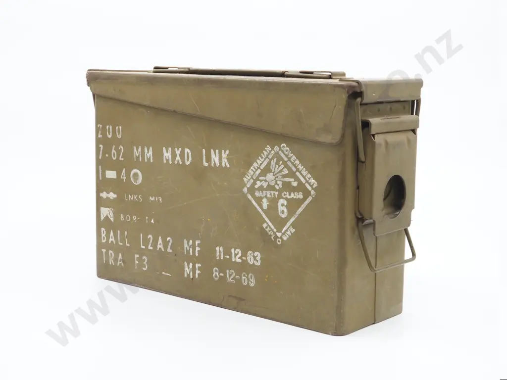 Ammunition Tin for 7.62 Calibre Ammunition Image 1++