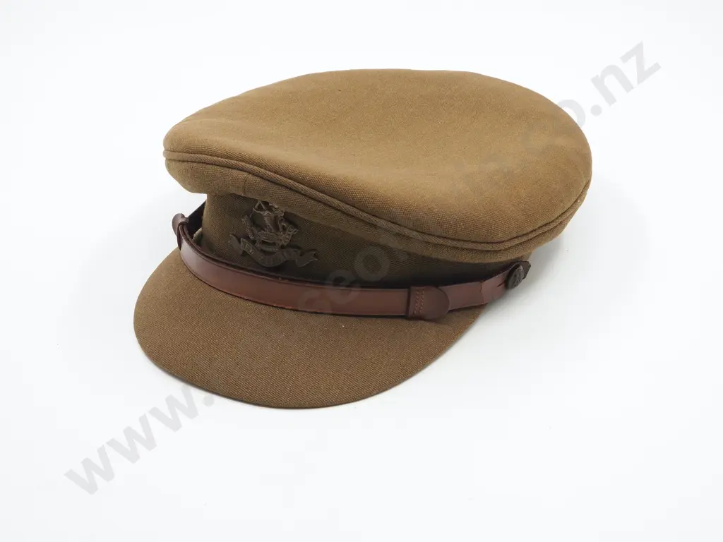 UK Made 1950's NZ Army Uniform Trousers / Jacket / Peaked Cap Wellington East Coast w Black Shoulder Square  Image 1++